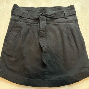 Black Belted Skirt